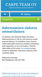 Mobile Screenshot of carpeteam.fi