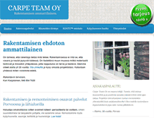 Tablet Screenshot of carpeteam.fi